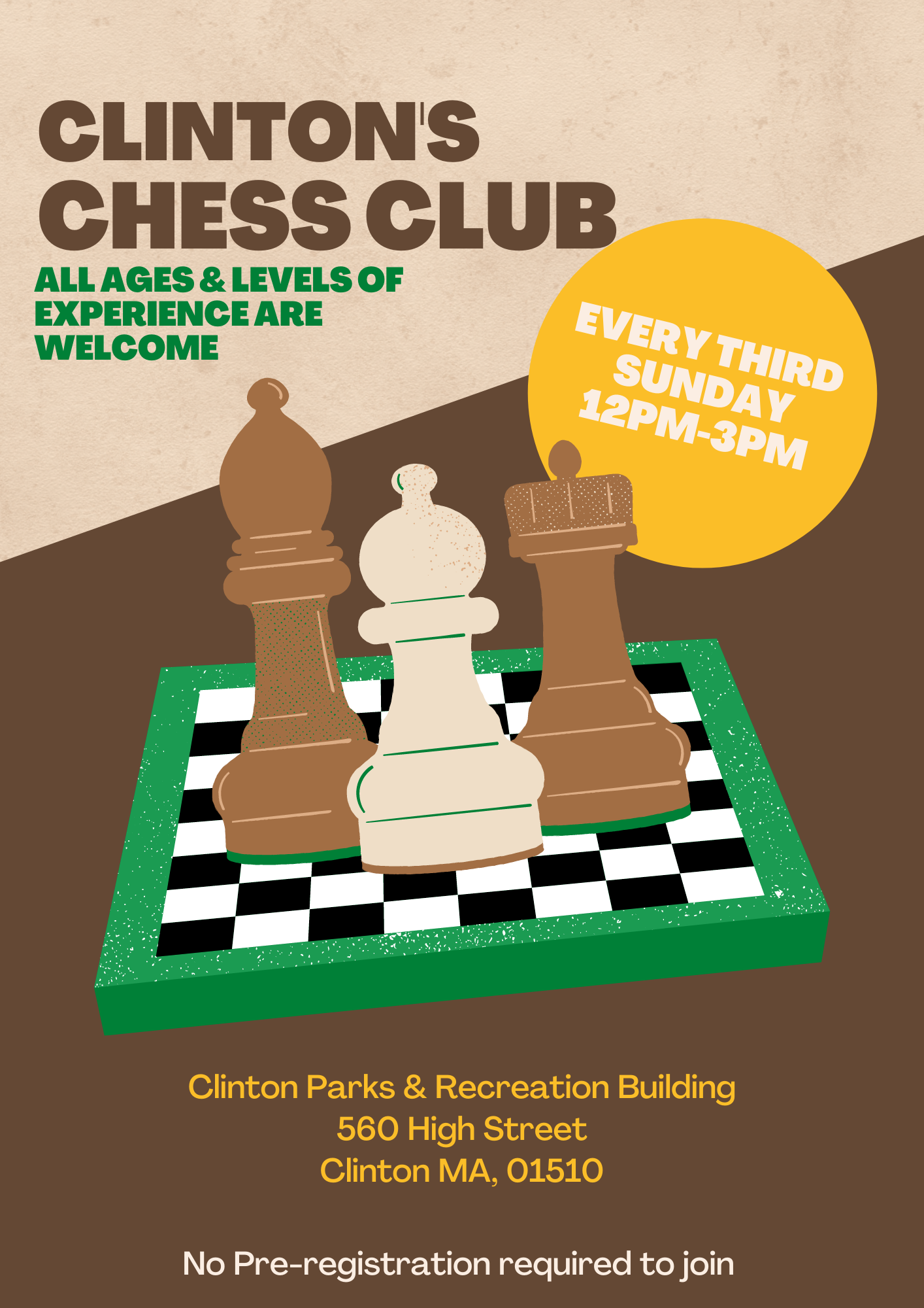 Chess Club, Events